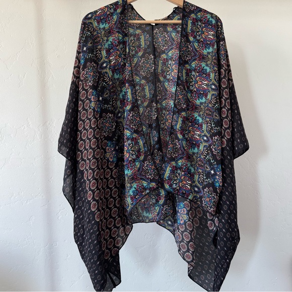 Bohemian Floral Kimono Women’s One Size - Picture 1 of 4